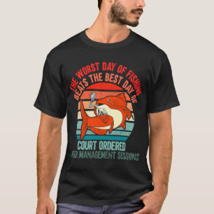 Camiseta O Pior Dia de Pesca Supera o Melhor Dia de Cas
