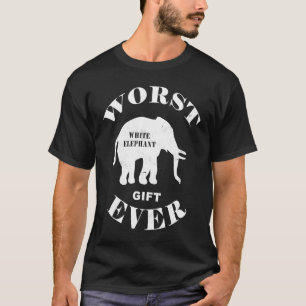 Camiseta O pior elefante branco literal que já fez parte fo