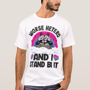 Camiseta O Pior Hetero E Eu Ficamos Com O Bi Do Orgulho Bi