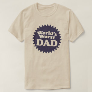 Camiseta O pior Pai do mundo