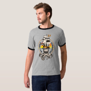 Camiseta O Pirata de Seaborne   Ringer Masculino