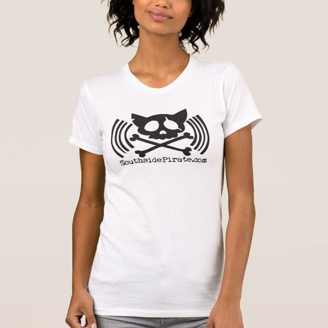 Camiseta O pirata: O T das mulheres (Frente)