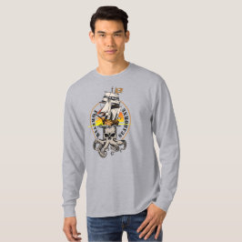Camiseta O Pirato de Seaborne (Texto BLK) | Homens de Long 