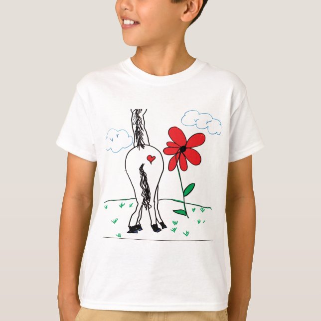Camiseta O pitute dos cavalos (Frente)