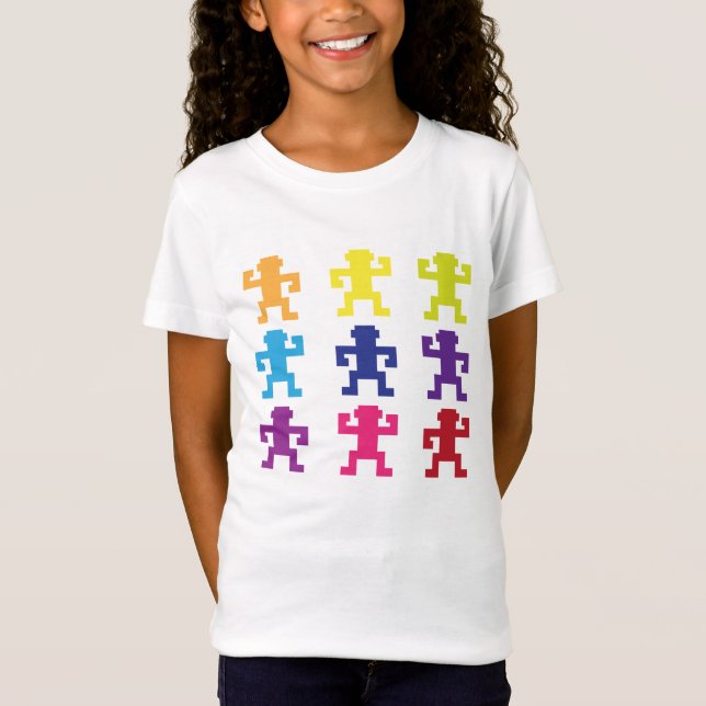 Camiseta O pixel Monkeys o t-shirt (Frente)