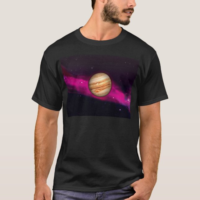 Camiseta O Planeta Júpiter (Frente)