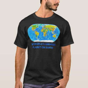 Camiseta O Planeta Maior do Mundo na Terra