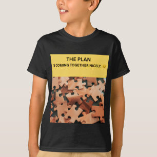 CAMISETA O PLANO ESTÁ DANDO CERTO. 😏