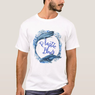 Camiseta O plástico funde a poluição do oceano da