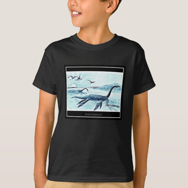 Camiseta O Plesiosaurus caçoa o t-shirt - obscuridade (o (Frente)