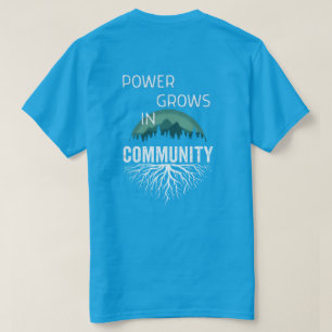 Camiseta O Poder Cresce na Comunidade