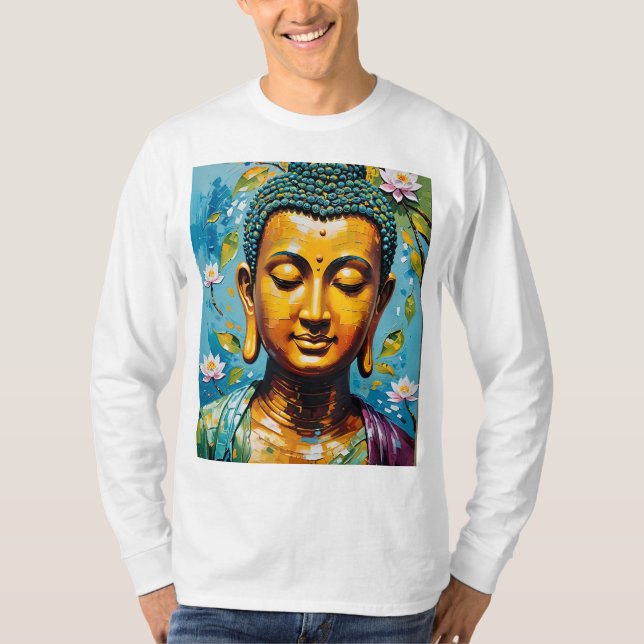 Camiseta O poder da mindria: alcançando a paz interior (Frente)