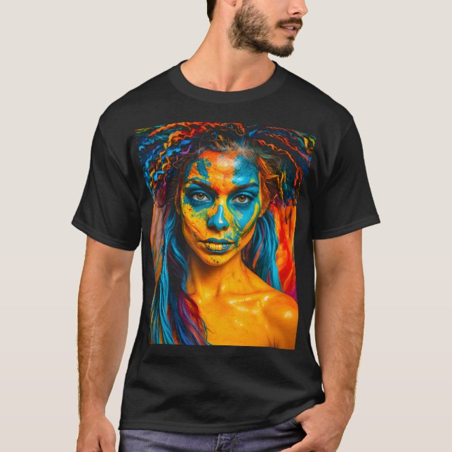 Camiseta O poder das cores (Frente)