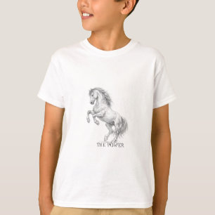 Camiseta O Poder do Garanhão Gráfico de Cavalo Majestoso