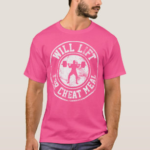 Camiseta O Poder Levanta-Se Para Cheat Meal Funny Gym Wo