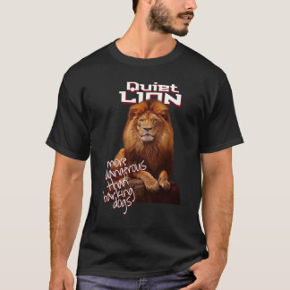 Camiseta O Poder Silencioso de um Leão para a Juventude