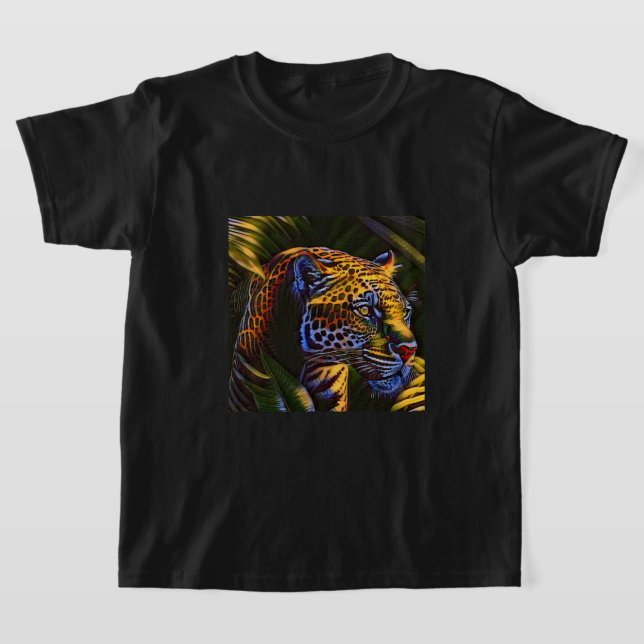 Camiseta O Poderoso Jaguar Um Predador Da Selva (Postura )