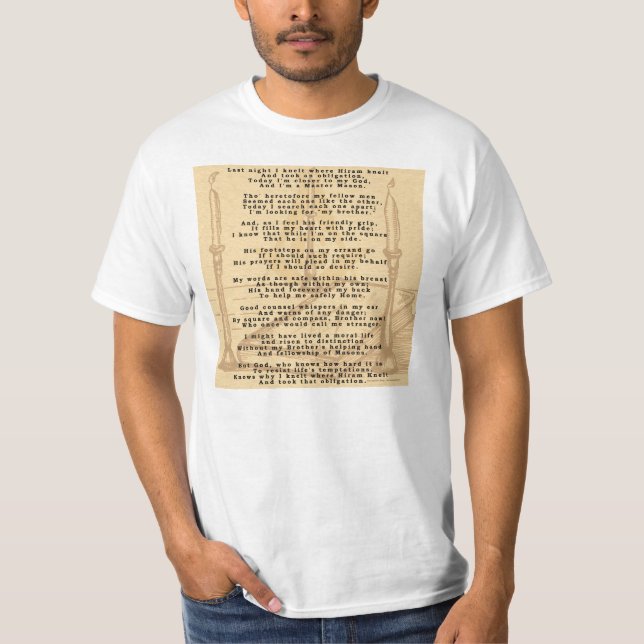 Camiseta O poema de Hiram (Frente)