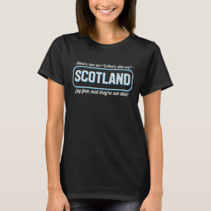 Camiseta O poema escocês, Wha gosta de nos? Dizer do brind