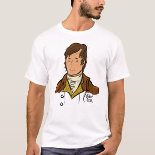 Camiseta O Poeta Nacional de Robert Burns na Escócia