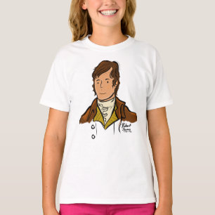 Camiseta O Poeta Nacional de Robert Burns na Escócia