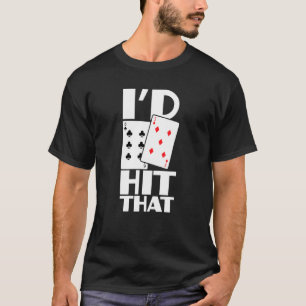 Camiseta O Poker Id Atingiu O Jogo De Jogo No Texas