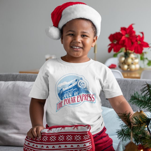 Camiseta O Polar Express | Crachá do comboio (Criador carregado)
