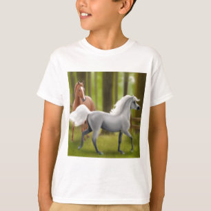 Camiseta O pônei bonito caçoa o t-shirt