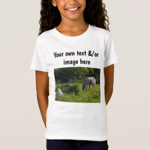 Camiseta O pônei ou as próprias palavras, a própria imag