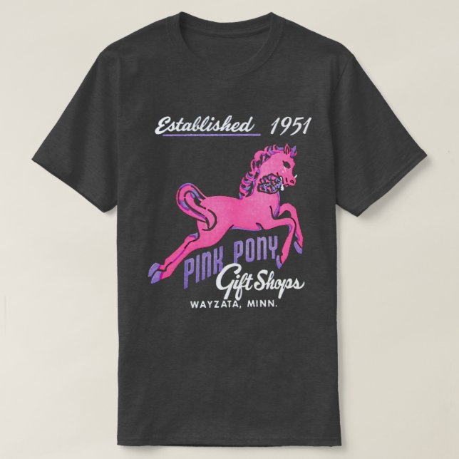Camiseta O Pôneo Rosa (Frente do Design)