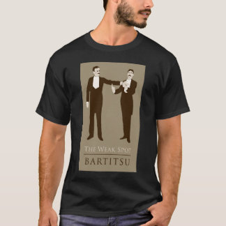Camiseta O ponto fraco. Bartitsu 01
