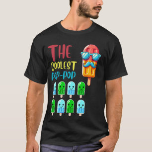 Camiseta O Pop-Pop Colorido Mais Frio Tratam Oito Crianças