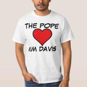 Camiseta O POPE ADORA KIM DAVIS t-shirts