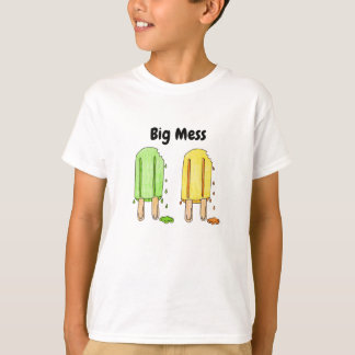 Camiseta O Popsicle grande da confusão caçoa o t-shirt