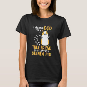 Camiseta O Porco Da Guiné É Verdadeiro Amigo.
