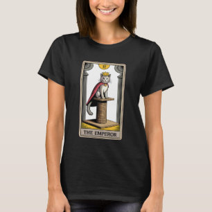 Camiseta O Poste de Arranhar Gato Místico Carta do Tarot do