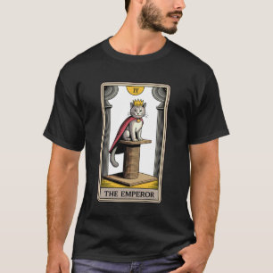 Camiseta O Poste de Arranhar Gato Místico do Imperador Taro