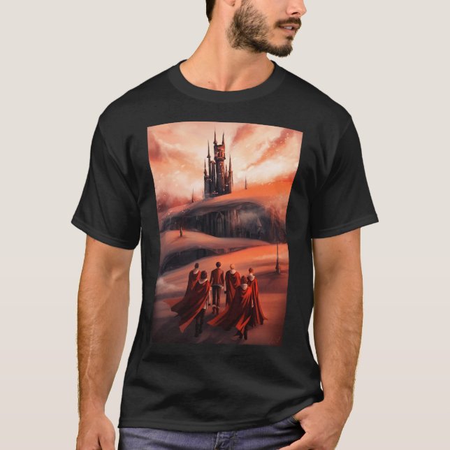 Camiseta O Poster da Torre Escura (Frente)