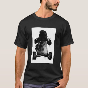 Camiseta O Poster de borrão de tinta brilhante