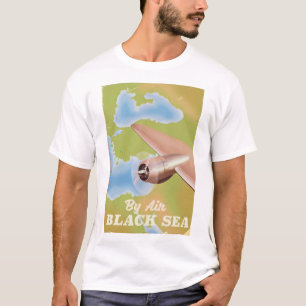 Camiseta O poster de viagens do Mar Negro