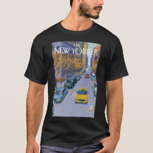 Camiseta O Poster do Cobrir New Yorker Vintage
