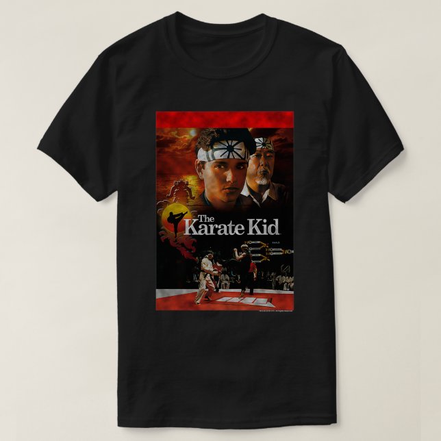 Camiseta O Poster do Karate Kid Movie  (Frente do Design)