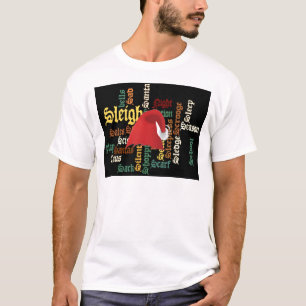Camiseta O Prazer de Papai Noel: Tenha um Bom Dia & uma Noi