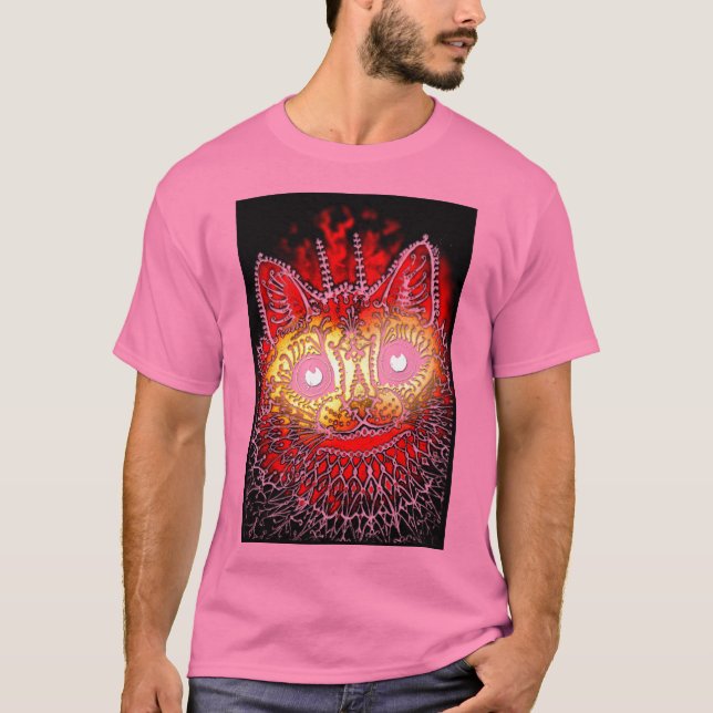 Camiseta O Precioso: Um Gato em Estilo Gótico (Frente)