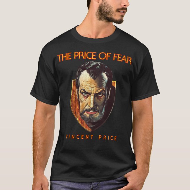 Camiseta O Preço do Medo // Vincent Price (Frente)