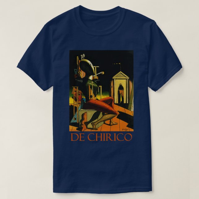 Camiseta O Predicor 1916 por Giorgio de Chirico (Frente do Design)