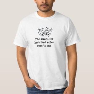 Camiseta O prêmio para o melhor ator de ligação