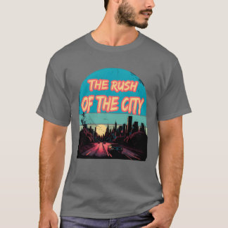 Camiseta O Presente Correndo Da Cidade