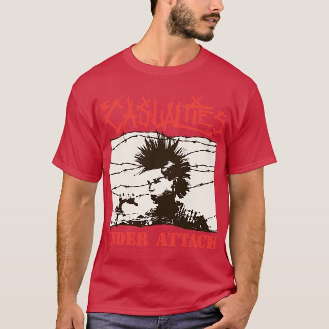 Camiseta o presente da banda the casualties (Frente)