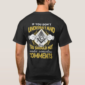 Camiseta O presente da loja maçônica Freemason T Shirt